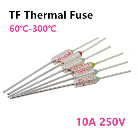 1Pcs TF Thermal Fuse RY 10A 250V Temperature Control Thermostat Switch 60 85 120 142 145 150 155 165