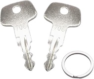 706 Key Fits for Liebherr Heavy Equipment Fuel Cap Model J2 Replacement keys Perfect Match(2PCS)-with key ring