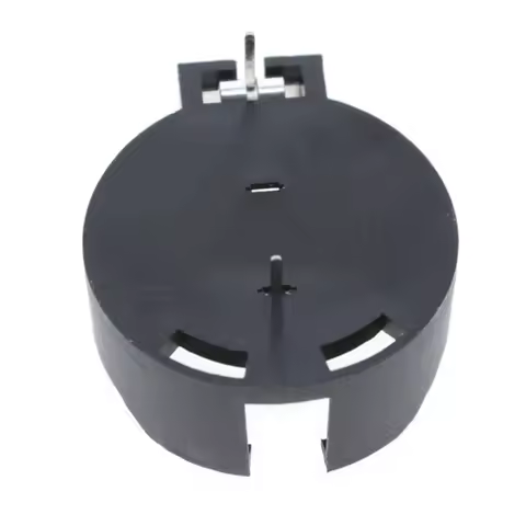 R58A 10Pcs CR2477 Horizontal Coin Button Battery Accessories Holder Black Container Case