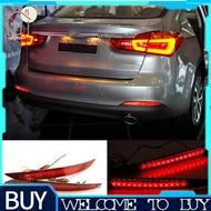 2PCS Car Red Len Led Rear Bumper Reflector LED Brake Light Tail Fog Lamp for Kia K3 Cerato Forte 201