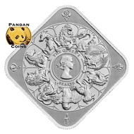 1oz UK Queen's beasts completer 9999 silver bar
