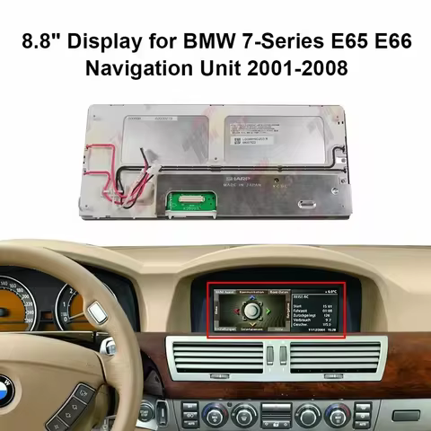 8.8 INCH LCD Display Sreen for 2001-2008 BMW 7 Series E65 & E66 CIC CCC CID Radio Navigation OEM