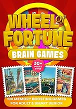 Wheel Of Fortune Brain Games: Memory Boosting Games for Adult & Smart Seniors with Crossword, Fun Tr