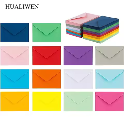 20pcs/pack 115mm * 82mm colored small envelopes, card mailing, business, wedding