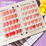 【พร้อมส่ง】COLORFUL GIRL เจลไซรัปรุ่นใหม่ 25 สี ฟรีชุดชาร์จ โทนชมพู Ice Peach สีสวยทาง่าย ไม่บาง แถมช