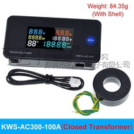 AC300 AC Voltage Ammeter 20A 100A Ammeter High Precision AC Electricity Meter 50-300V Digital Type