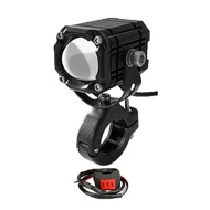 2pcs Lampu Tembak Sorot Led Laser Cahaya High Low Putih Kuning Super Terang Plus Devil Eye Merah/Lam