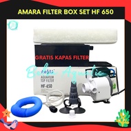 AMARA HF 650 Box Filter Set Cotton TOP MINI Filter 3in1 Box Filter Mini Amara HF 650
