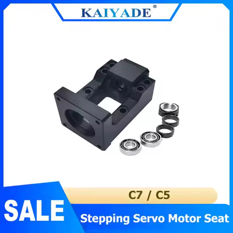Integrated Bracket Stepping Servo Motor Seat 45# Metal C7 C5 Normal Angular Contact Bearing Support 