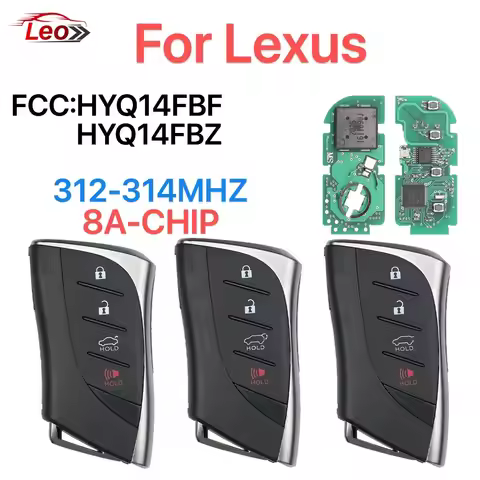 Leo Car Remote smart Key For 0440-3410 Lexus ES200 ES250 ES350 ES300h ES350h LS300 FCC:HYQ14FBF 312-