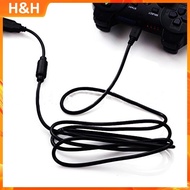 【H&H】 1.8M USB 2.0 Black Data Charger Cable For Game Wireless Controller