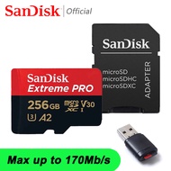 SanDisk Extreme PRO Micro SD Card 128GB Up to 170MBs 64GB 256GB A2 V30 U3 TF Card 32GB 512GB A1 Memory SD Card 1TB With For PC