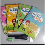 Arabic Magic Book Set isi 4 Bonus Pulpen Magic Ajaib dan Refill 5 pcs
