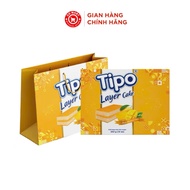 Tipo layered sponge cake with mango cream flavor 342g, with paper bag
