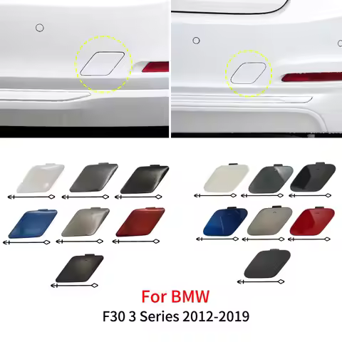 For BMW F30 Car Rear Bumper Tow Hook Cover Cap Black White For BMW 3 Series 318 320 323 330 335 5112