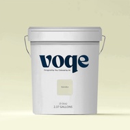 Voqe สีน้ำอะครีลิคแท้ 100% เฉดสีวิปชาเขียว 9 ลิตร สีทาบ้าน ทาอาคารพรีเมี่ยม เกรด15 ปี เนื้อสีเยอะ