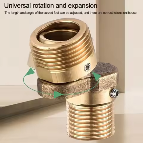 360 Degree Rotation Shower Adapter As Shown Brass Construction Rust And Wear Resistant 0-40 Degree A