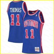 BS1 1988-89 NBA Isiah Thomas Detroit Pistons Retro Jersey Basketball Sports Vest Unisex Plus Size SB