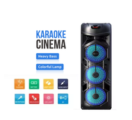 BK-8818 25 INCH TWS 15000W MULTIMEDIA KARAOKE WIRELESS BLUETOOTH SPEAKER FREE WIRELESS MIC