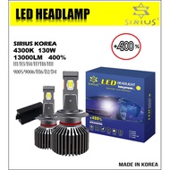 Sirius 130w Super Bright Car LED Headlight Headlamp H1 H4 H7 H8 H11 9005 HB3 9006 HB4 D1 D2 D3 D4 D5