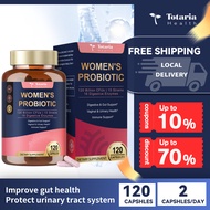 Totaria  Women's Probiotic Capsules with 1200B CFU, D-Mannose, Cranberry, Digestive Enzymes & Prebio