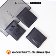 Pedro Men's Wallet High Quality Leather Wallet Engraved with Name as Required on Men's Wallet as a G