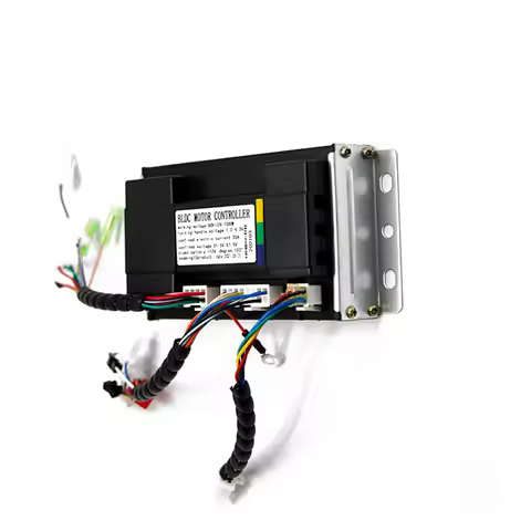 Brushless FOC Motor Controller 48V 60V 72V 1200W Sine Wave Electric Vehicle Motor Controller DC Elec