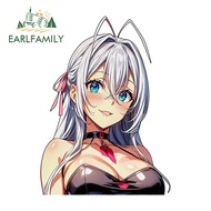 EARLFAMILY High School Dxd Rossweisse Car Sticker Anime Fashionable Caravan Windshield Scooter Lapto