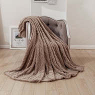 cod New Winter Blanket Home Warm Sherpa Soft Sofa Cover Throw Newborn Wrap Kids Bedspread Travel Tex