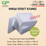 【𝓡𝓮𝓪𝓭𝔂 𝓢𝓽𝓸𝓬𝓴】泡沫箱FB801 Polystyrene Foam Box / Polyfoam Box / Fish Box / Ice Box / Insulation Box / Co