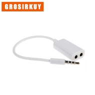G539 Audio Splitter Cable 2in1 Jack 3.5mm Cable 2 in 1 Adapter 1 Male to 2 Female