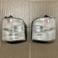 (SET 2 PCS) Perodua Kancil (Petak) (1994-2001) Rear Tail Lamp Lights Set Albino White Clear Putih La