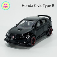 MAJORETTE Honda Civic Type R Black Color มาจอเร็ทรถซีวิคไทป์อาร์ซีรีย์2 สีดำ รถเหล็กสะสม โมเดลรถสะสม ของแท้ 100% Scale 1:58 เปิดประตูหลังได้ รถของเล่น ของเล่นเด็ก