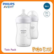 Philips Avent Bottle Natural Response Twin Pack 260ml/9oz SCY903/02 Milk Bottle Contents 2pcs Avent WHS