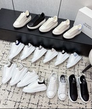 Alexander McQueen 26ss新款 經典厚底 小白鞋 休閒鞋 板鞋 男女款 34-45