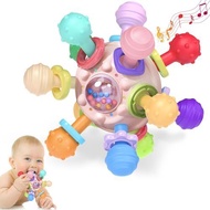 Baby Teething Toys for 0-6 6-12 Months Ages 0-2, Tummy Time Montessori Toys for Babies 0 3 6 9 12 18