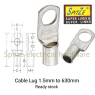 (20pcs) 25~50mm CABLE LUG /  电缆接线头 kabel ELECTRICAL TERMINAL BLOCK WIRE CONNECTOR 窥口型接线端子