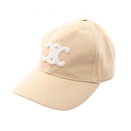 [Used] CELINE Triomphe Baseball Cap 2AUT6234X.02MC Beige Other Baseball Cap Women's Unused