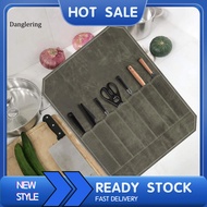 DL Knife Storage Bag Knife Travel Pouch Premium Knife Roll Bag with 7 Slots Durable Waterproof and P