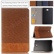 Samsung Galaxy Tab A A6 10.1 2016 SM-T580 T585 T587 T580N luxury retro flip leather case shockproof wallet card holder stand Tablet cover