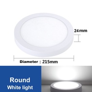 LED Downlight Surface Downlight 18W 24W 30W Black White Lampu downlight siling plaster Home Lighting