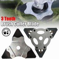 Brush Cutter Blade 3 Teeth 10inch Replacement for Most Straight Shaft Trimmers - Grass Cutter Blade