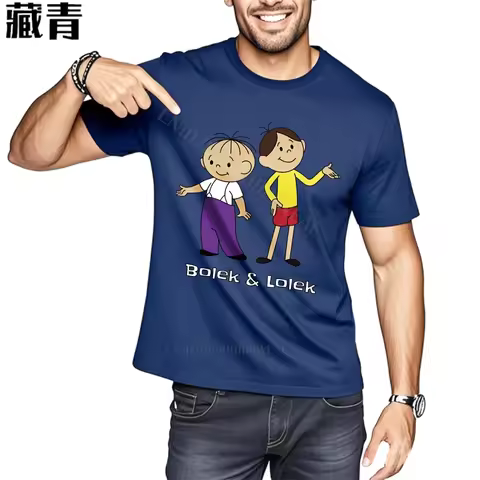 Men's t-shirt Summer Men's T-shirt Bolek And Lolek Cartoon Daily Wear Cheap T-shirt New Arrived Trav