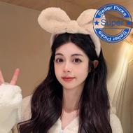 Cute Rabbit Ears Hair Band Sweet Fashion Girls Non-slip Hair Versatile Accessories Headband O2f7