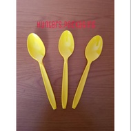 PERALATAN Yellow PLASTIC TABLE SPOON / PLASTIC TABLE SPOON / TABLE SPOON / TABLEWARE / SPOON