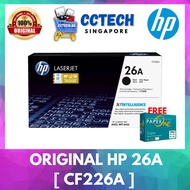 ORIGINAL HP 26A Black Toner Cartridge [CF226A] SG READY STOCKS