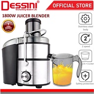 DESSINI ITALY Stainless Steel Blender Grinder Chopper Mixer Miller Juicer Extractor Smoothie Ice Cru