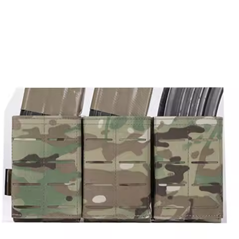 Emersongear LCS Rifle Magazine Pouch Triple FAST 9/ 5.56/7.62mm Open Quick Release Mag Nylon Holster