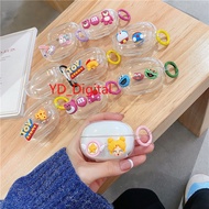 For for UGREEN HiTune T6 T3 H5 Earphone Case 3D Cartoon Transparent Earphone Protective Case Shock-r