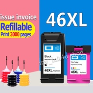 For HP 46 Ink HP46 HP46XL refillable Ink Cartridge for HP 2020c 2520c 2529hc 2029 4729 printer